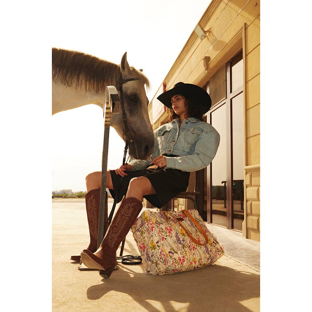 Meadow Peace Weekender Bag: Meadow Flowers