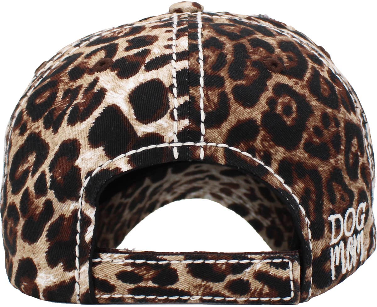 DOG MOM WASHED VINTAGE BALLCAP: ROSE