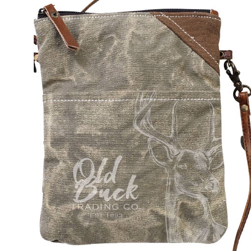Old Buck Passport Bag