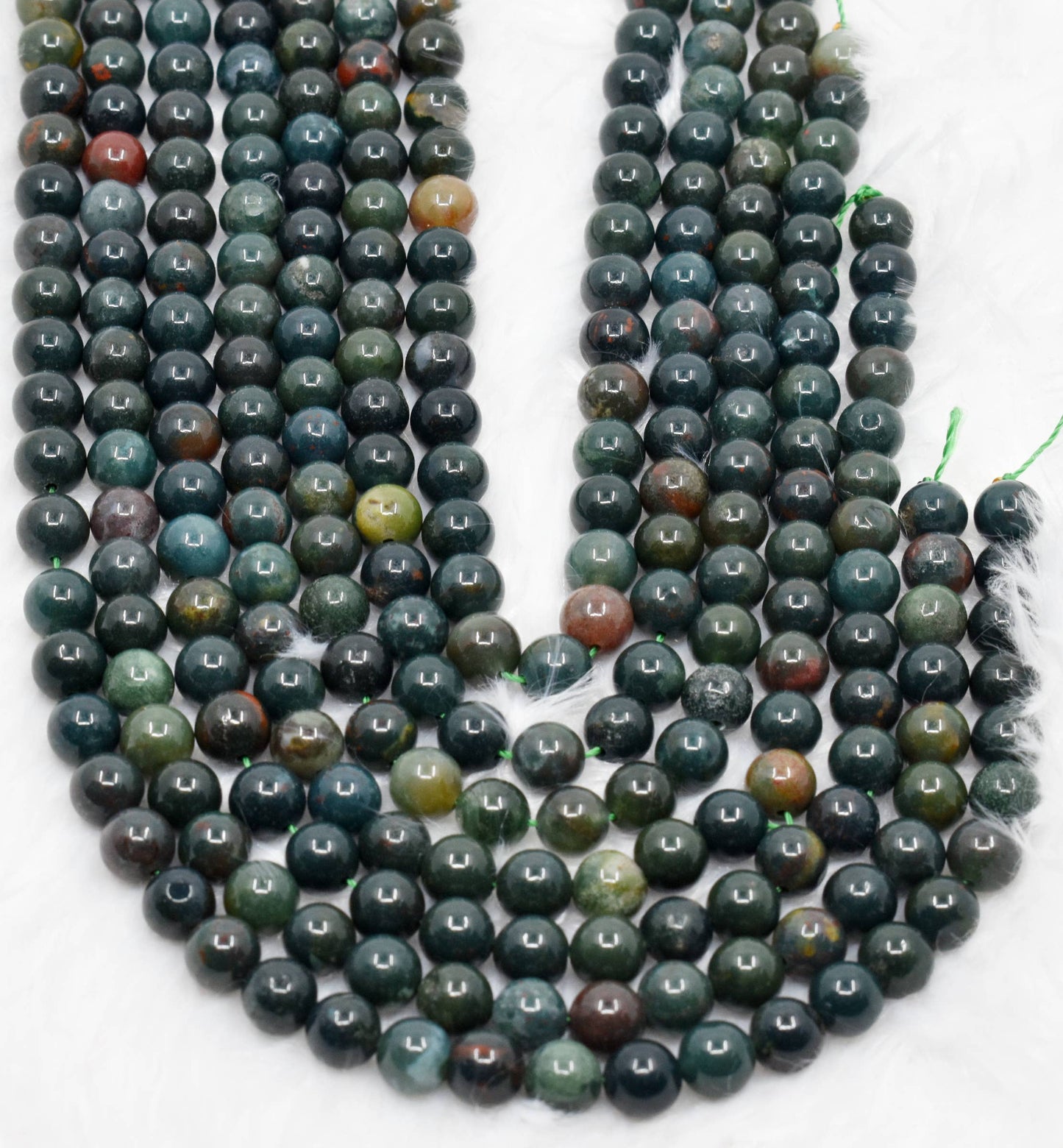 Crystal Jewelry Beads | Bloodstone | Gemstone Beads: 4mm