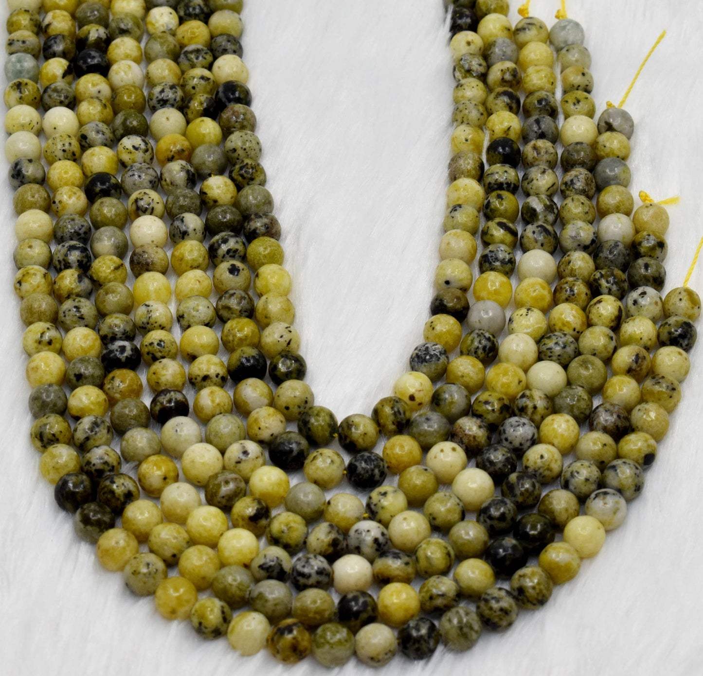 Crystal Jewelry Beads | Serpentine | Healing Gemstone Beads: 4mm