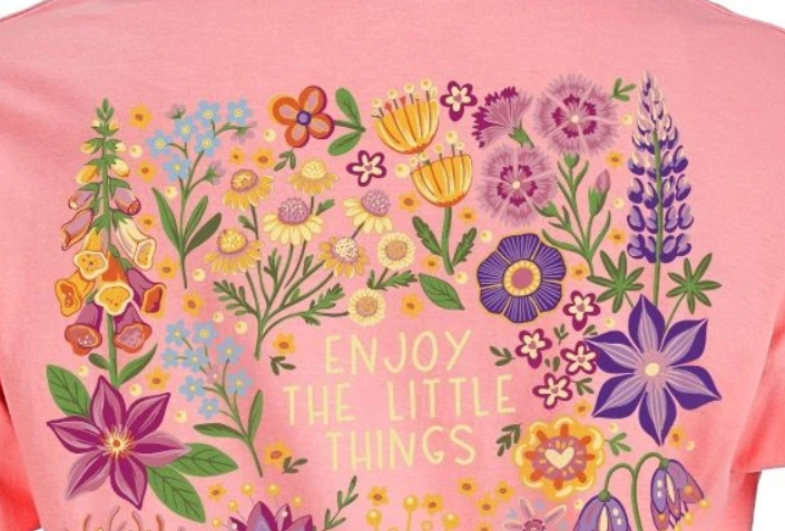 Simply Southern LS-ENJOY-TEAROSE