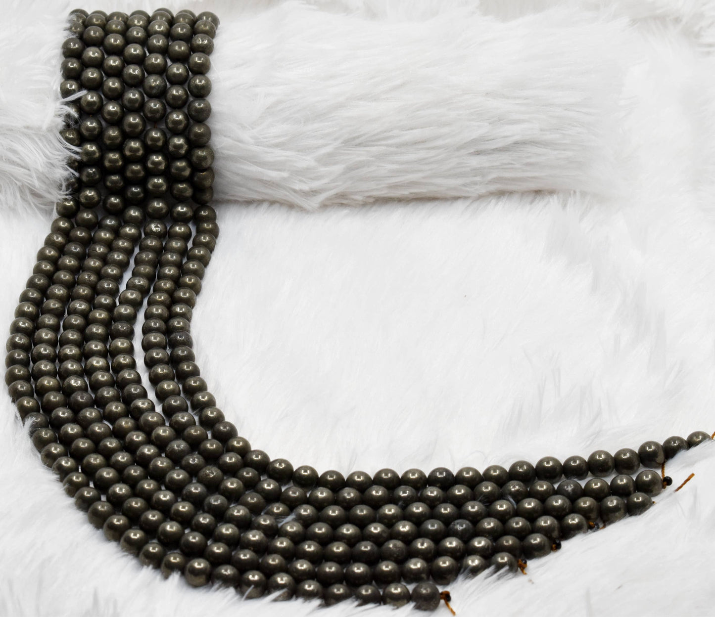 Crystal Jewelry Beads | Pyrite | Healing Gemstone Beads: 6mm