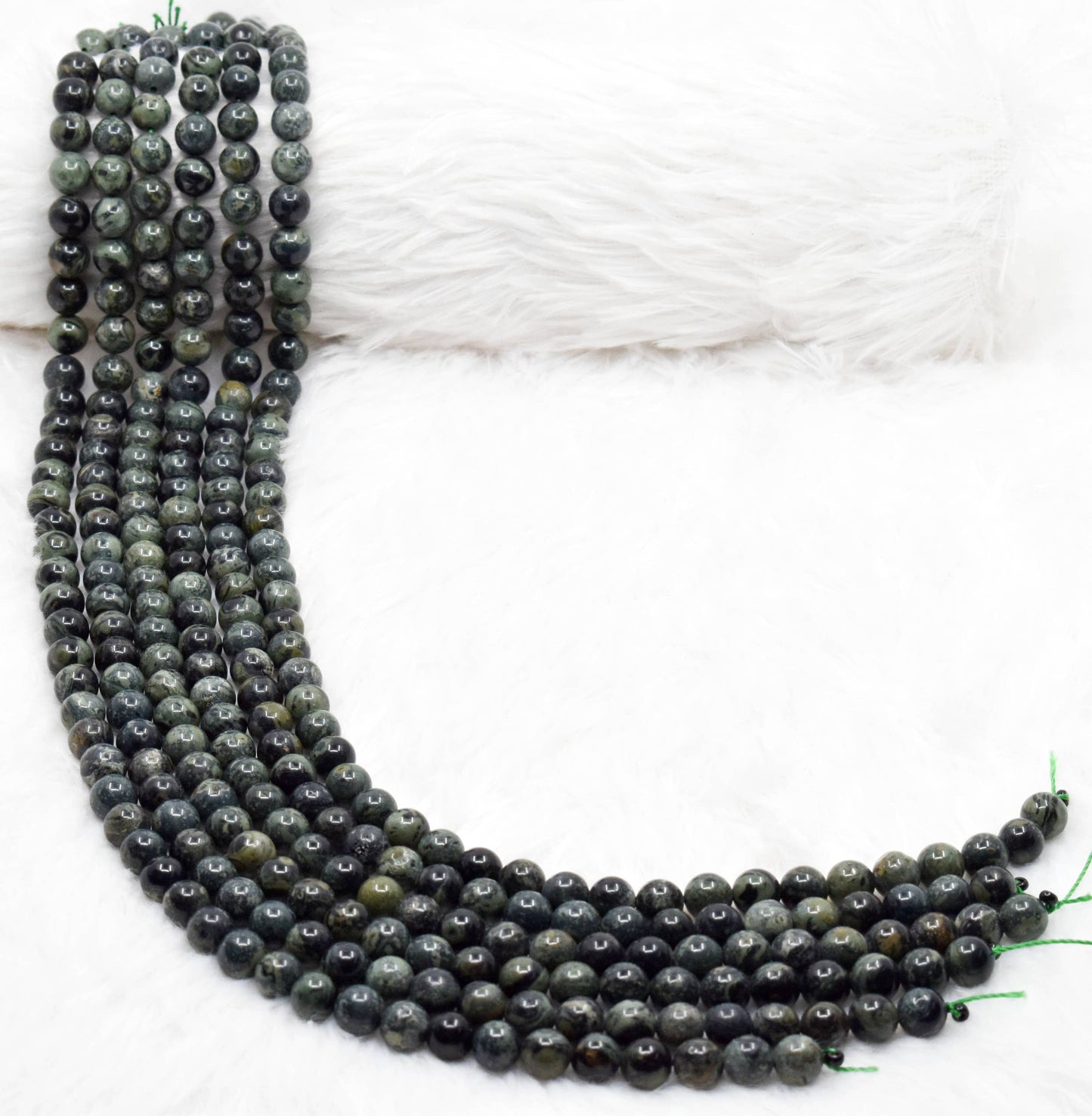 Crystal Jewelry Beads | Kambaba Jasper | Gemstone Beads: 4mm