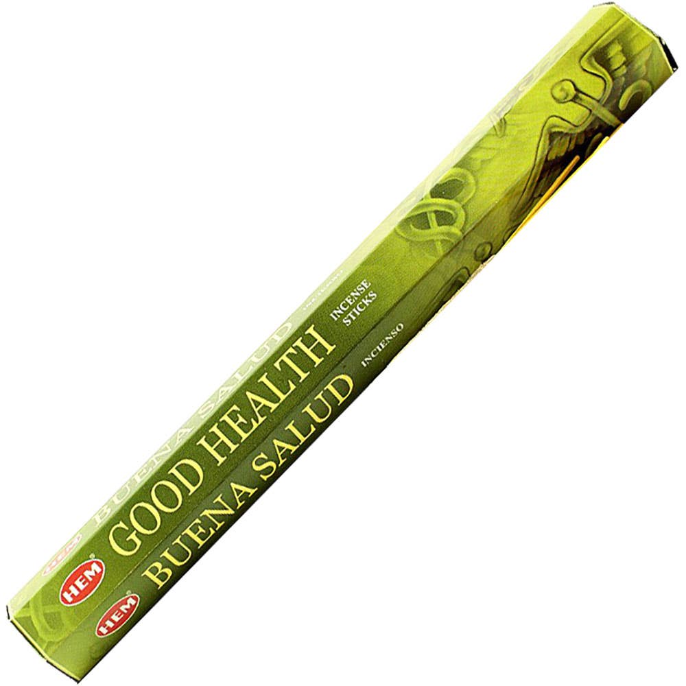Hem Hexagonal Pack Incense 20 Gr Good Health (Pk 6)