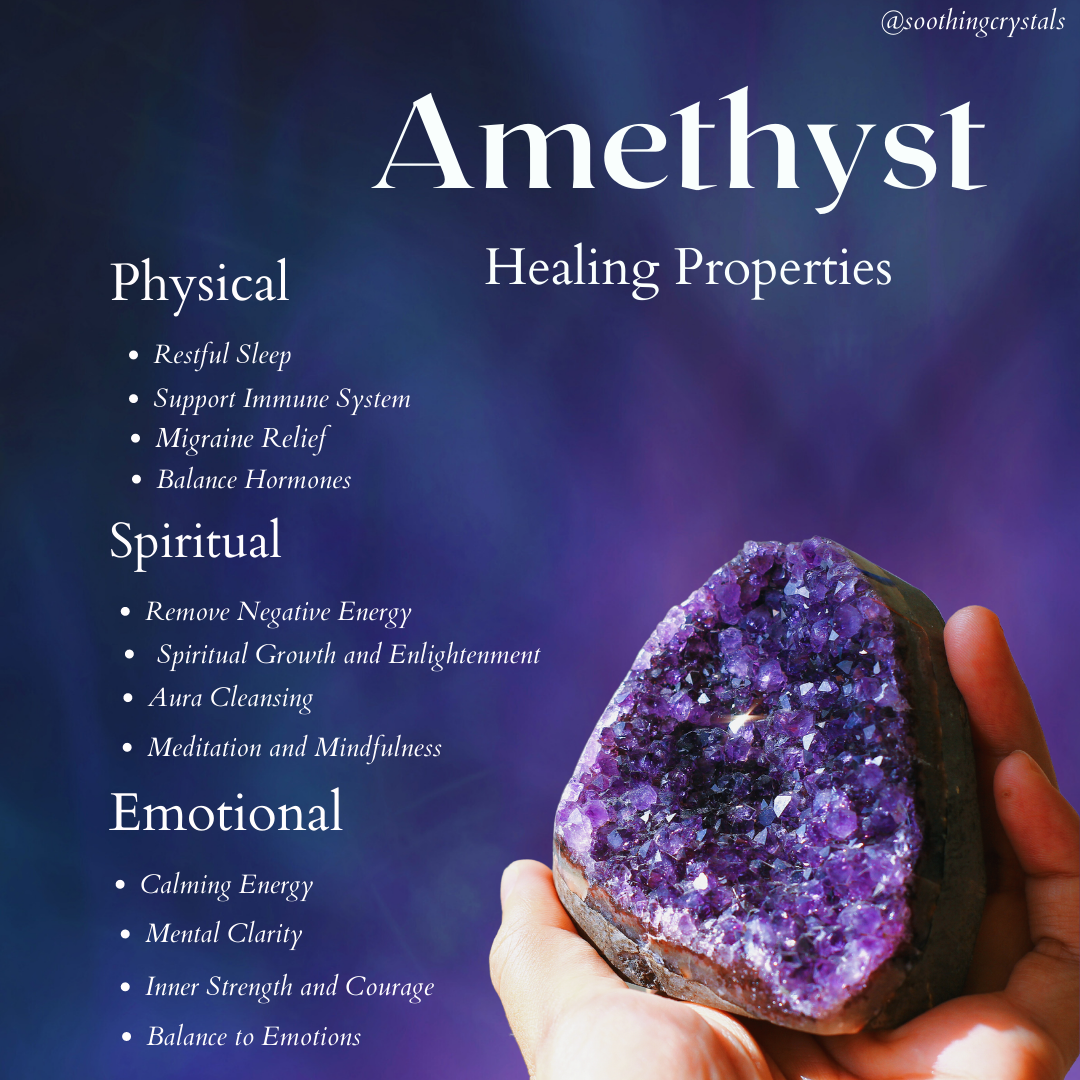 Crystal Jewelry Beads | Amethyst | Gemstone Healing Beads: 6mm