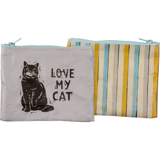 Love My Cat Zipper Wallet