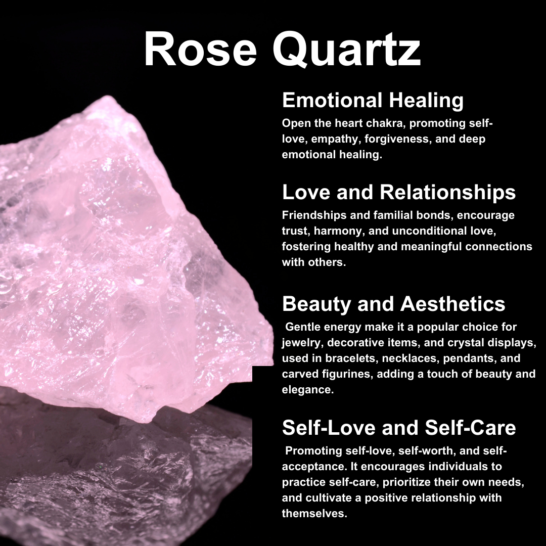 Faceted Jewelry Beads | Rose Quartz | Gemstone Crystal Beads