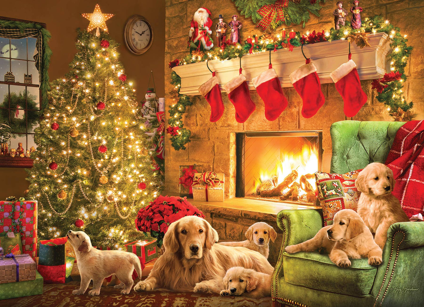 Cozy Fireplace 1000pc puzzle