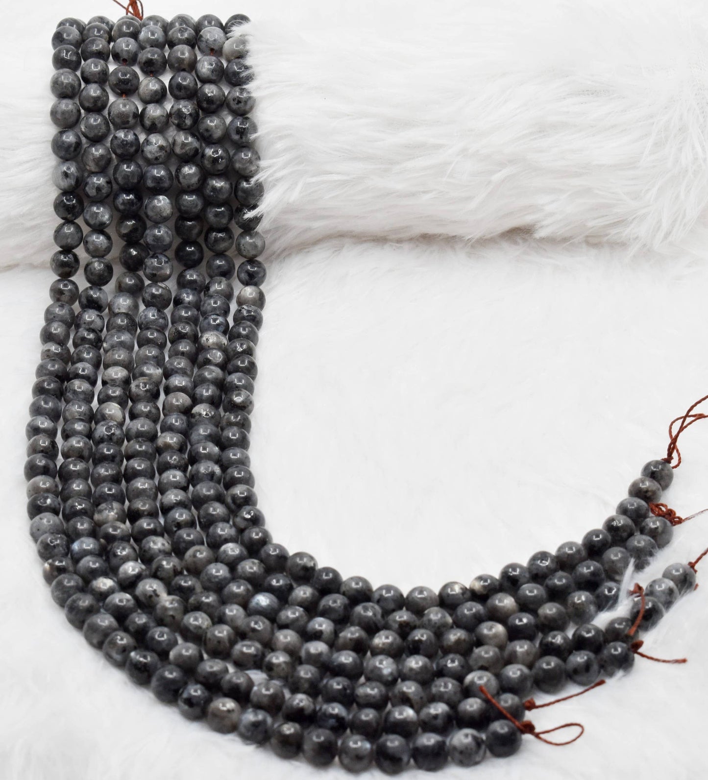 Crystal Jewelry Beads | Black Labradorite | Gemstone Beads: 4mm