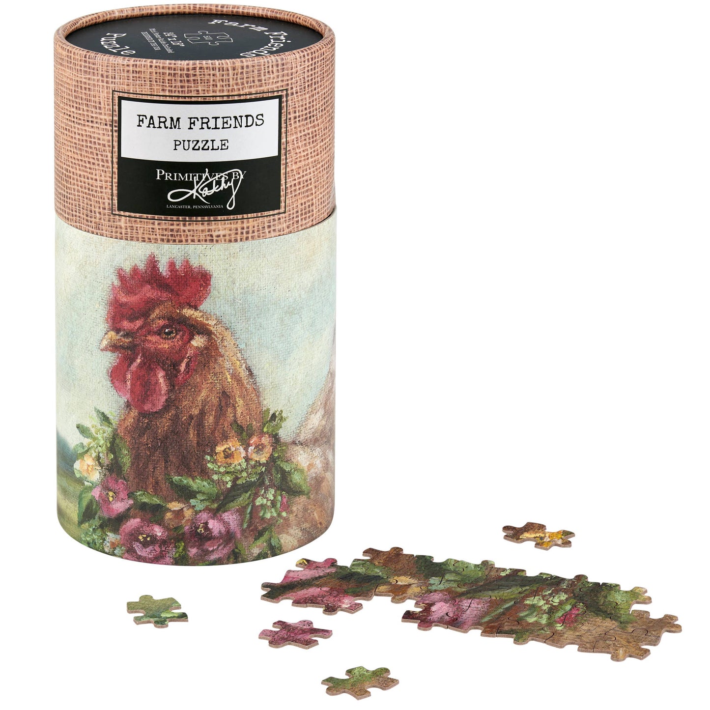 Floral Chicken Puzzle