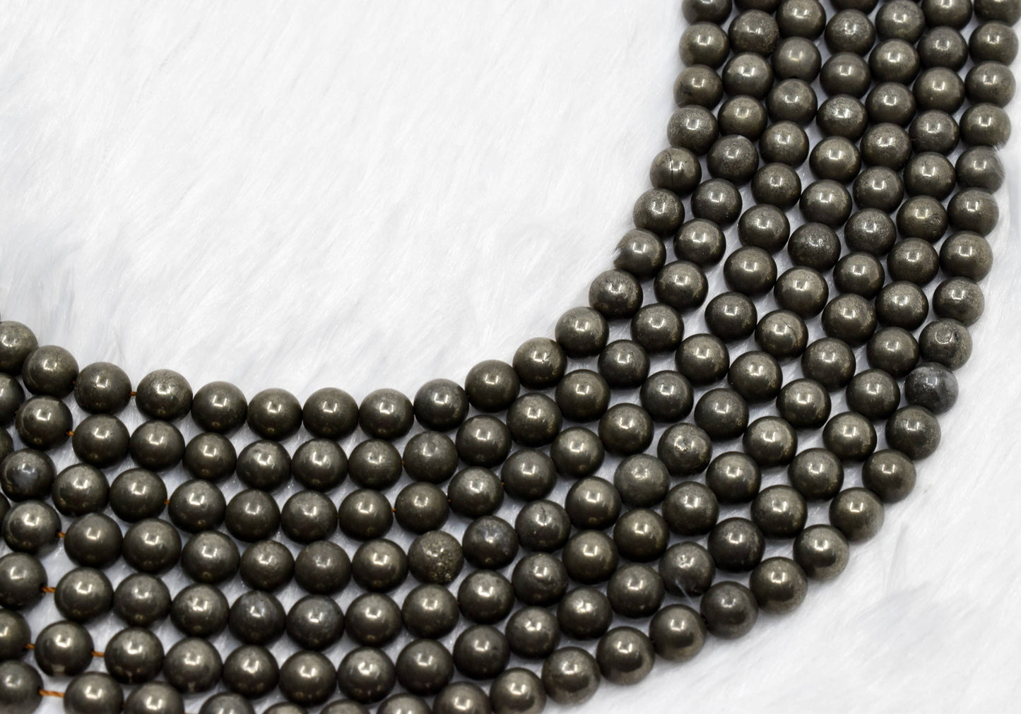 Crystal Jewelry Beads | Pyrite | Healing Gemstone Beads: 6mm