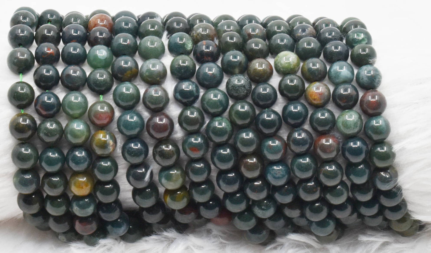 Crystal Jewelry Beads | Bloodstone | Gemstone Beads: 4mm