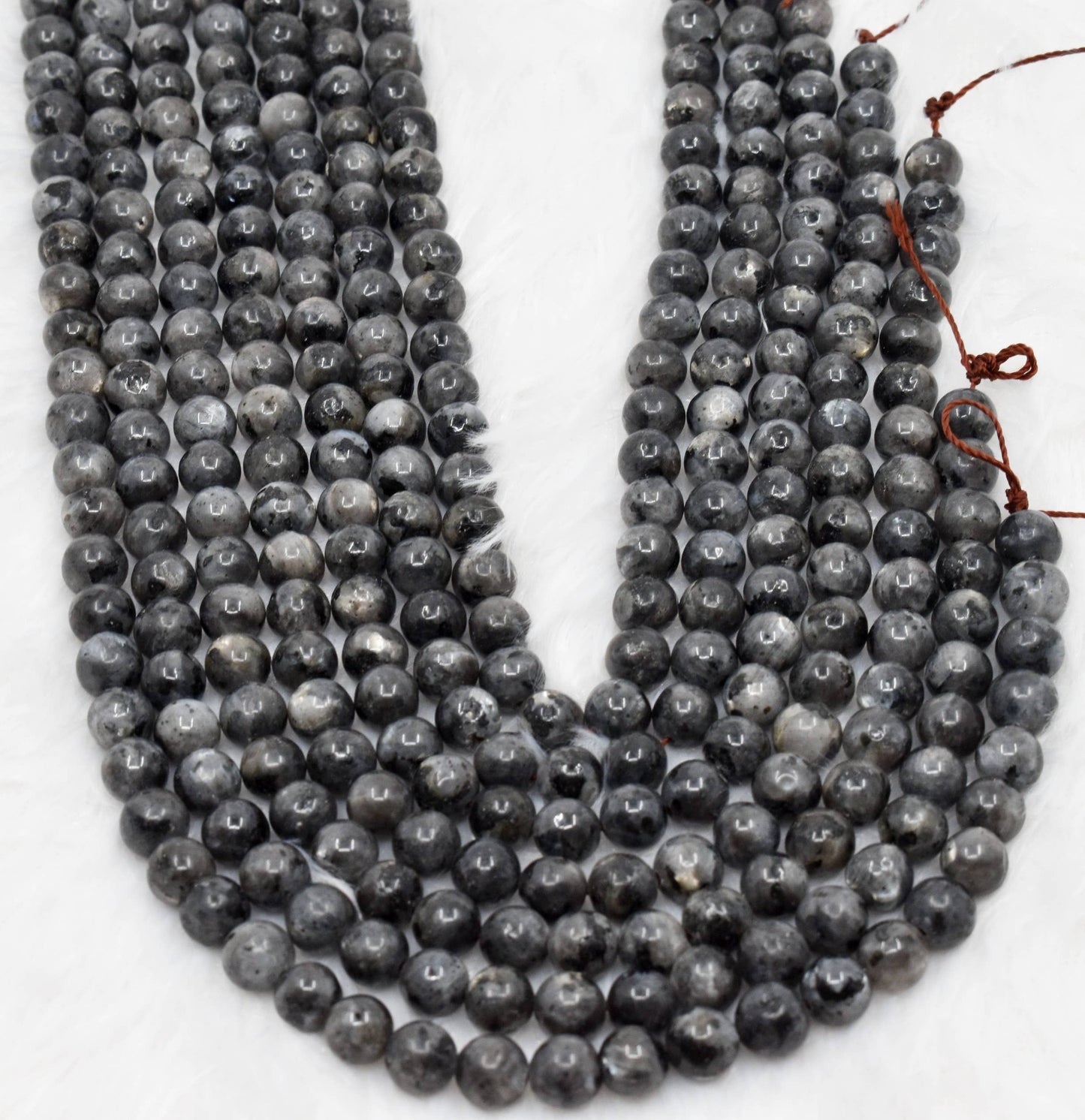 Crystal Jewelry Beads | Black Labradorite | Gemstone Beads: 4mm