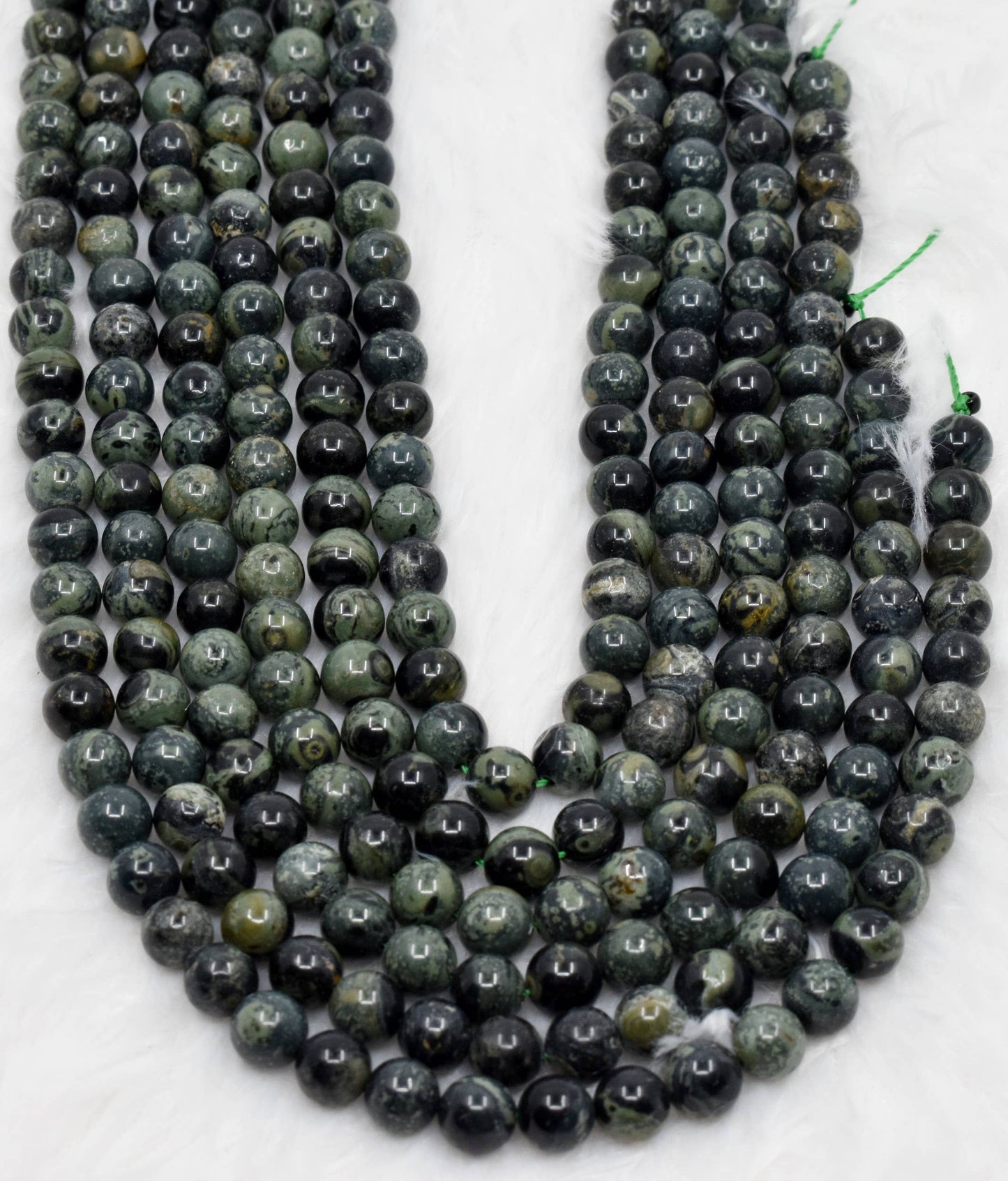 Crystal Jewelry Beads | Kambaba Jasper | Gemstone Beads: 4mm