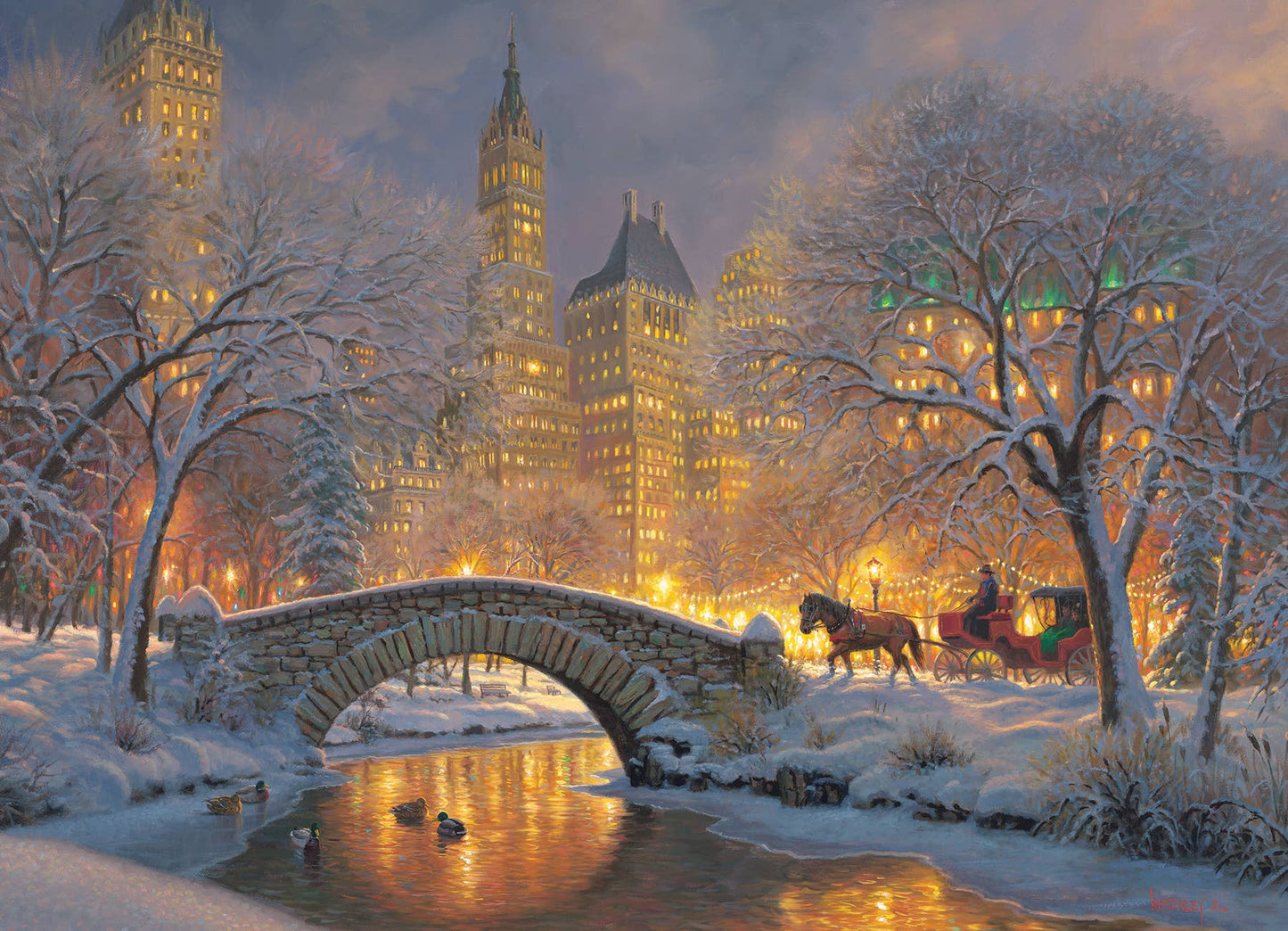 Winter in the Park 500pc puzzle