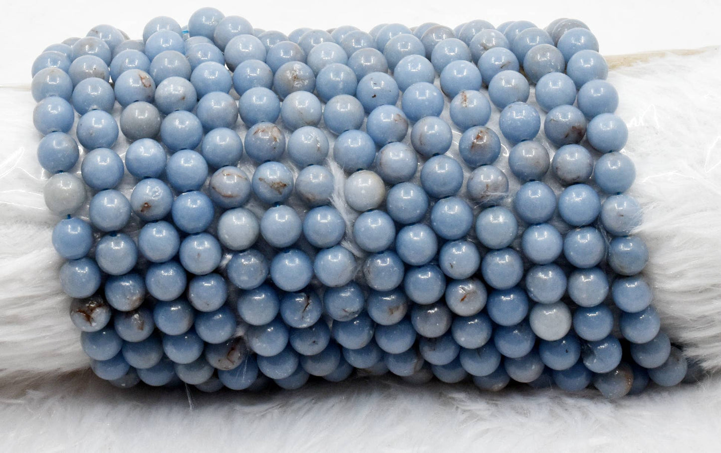Crystal Jewelry Beads | Angelite | Gemstone Beads: 6mm