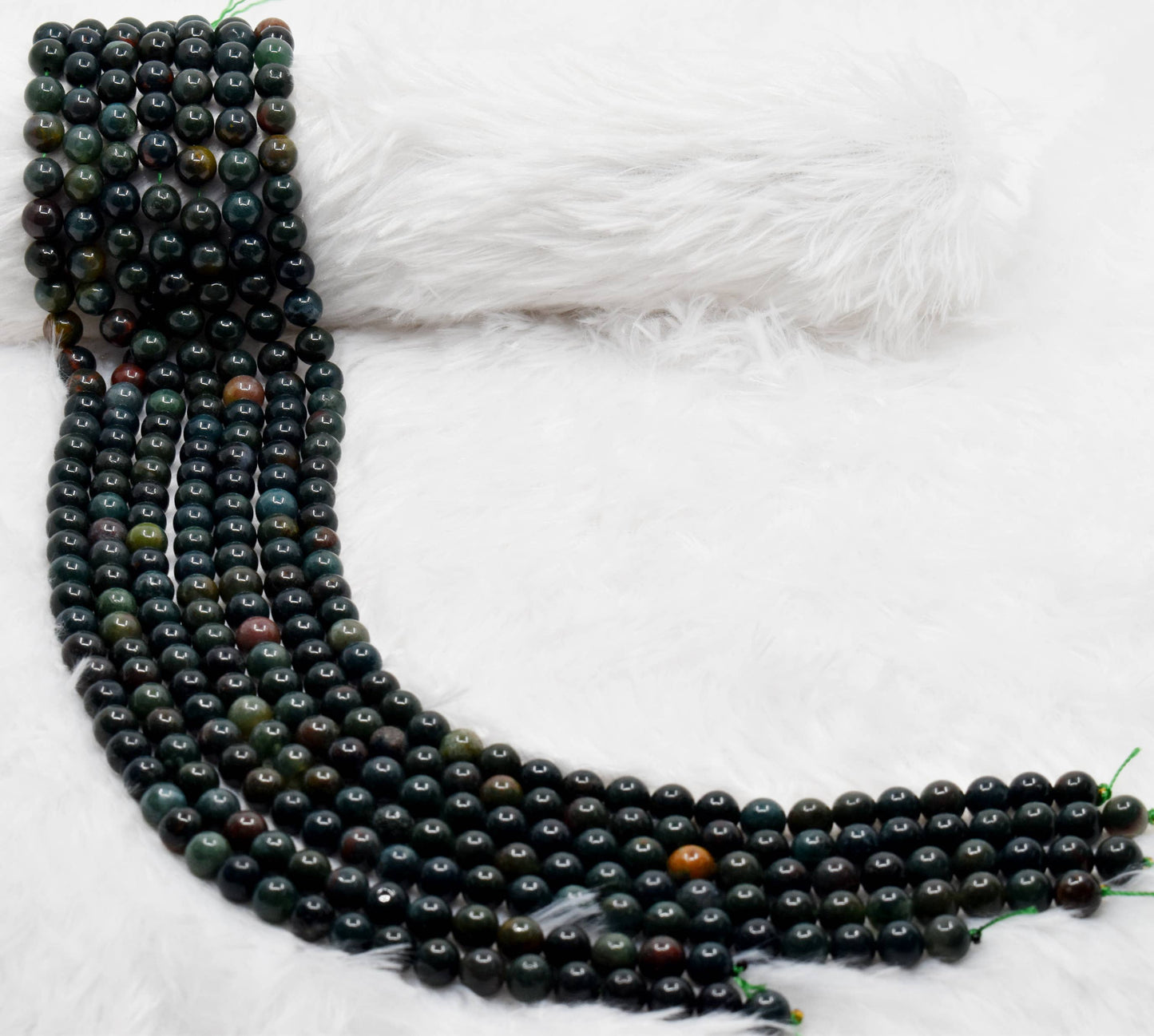 Crystal Jewelry Beads | Bloodstone | Gemstone Beads: 4mm