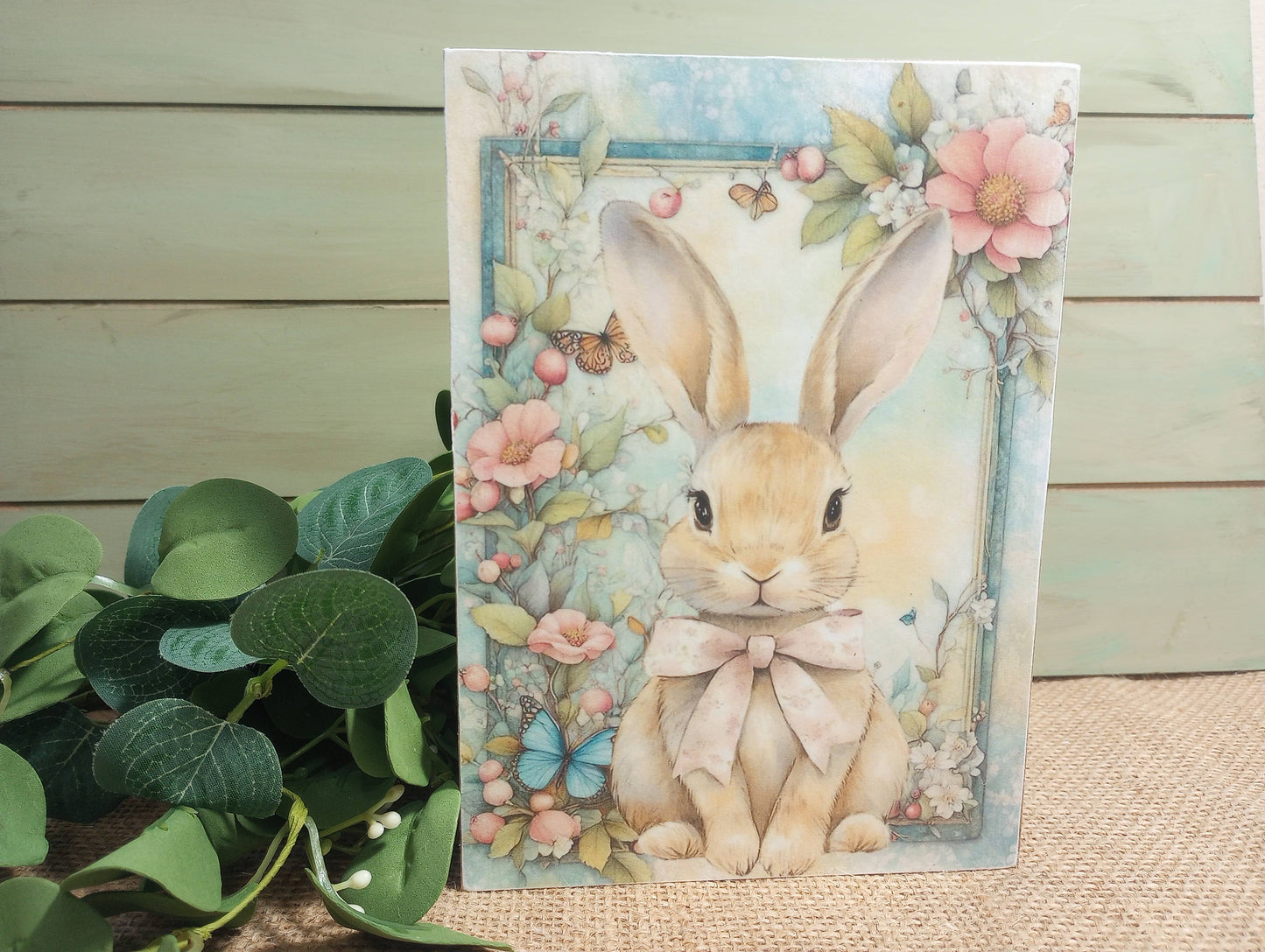 Spring Easter Bunny Block - Sadie