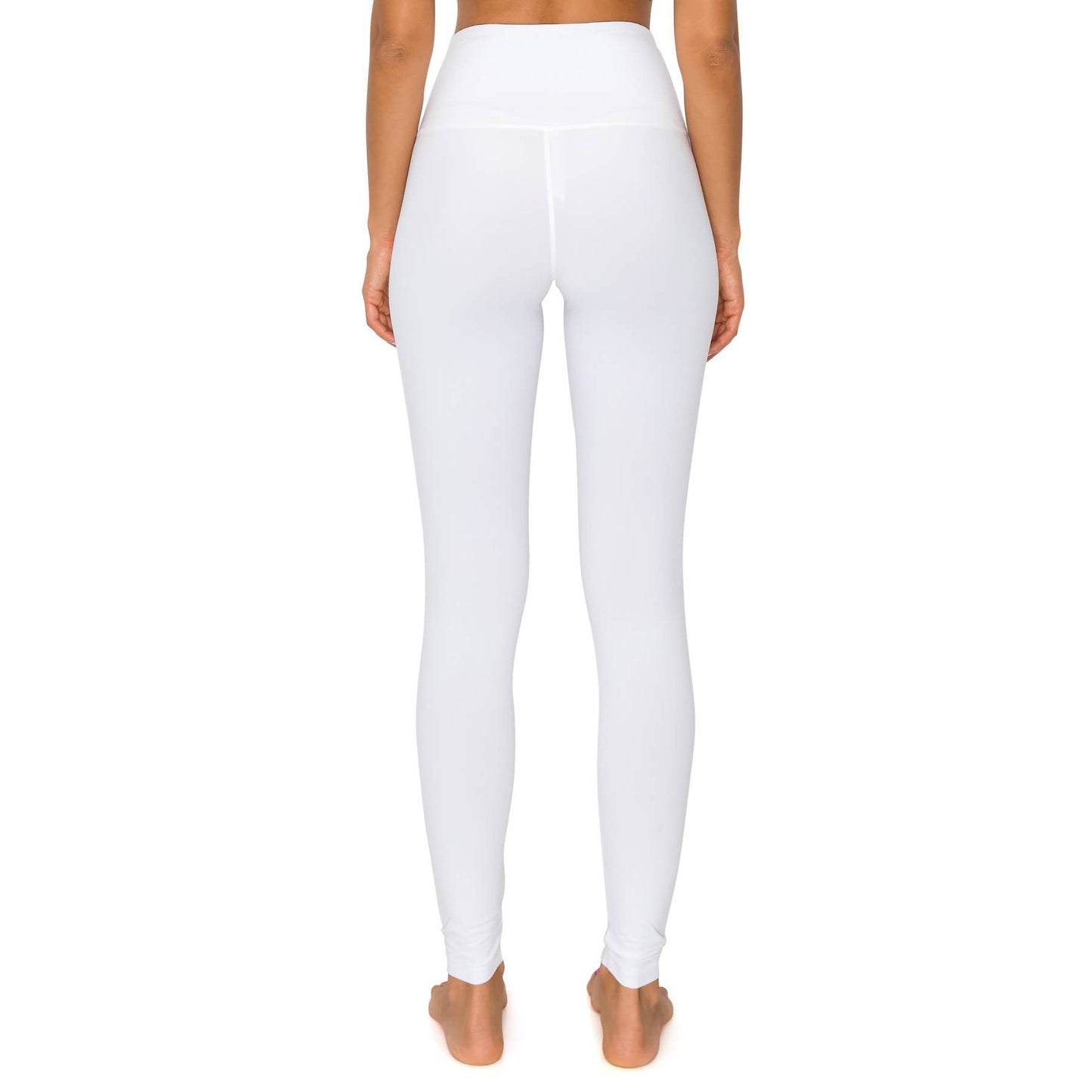 5" Yoga Band Premium Solid Activewear Leggings: Ink Blue / M