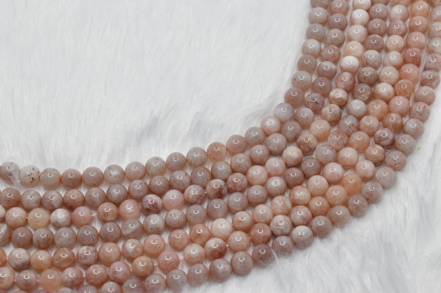 Crystal Jewelry Beads | Sunstone | Healing Gemstone Beads: 6mm