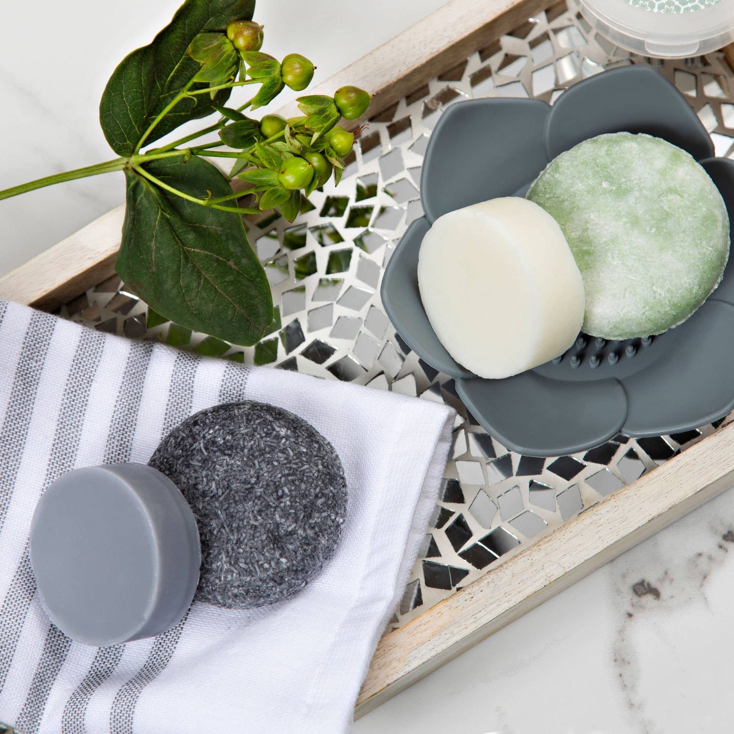 Stimulating Scalp Shampoo Bar – Peppermint & Tea Tree