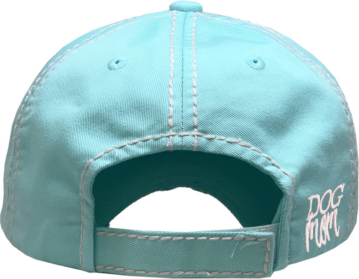 DOG MOM WASHED VINTAGE BALLCAP: DBL