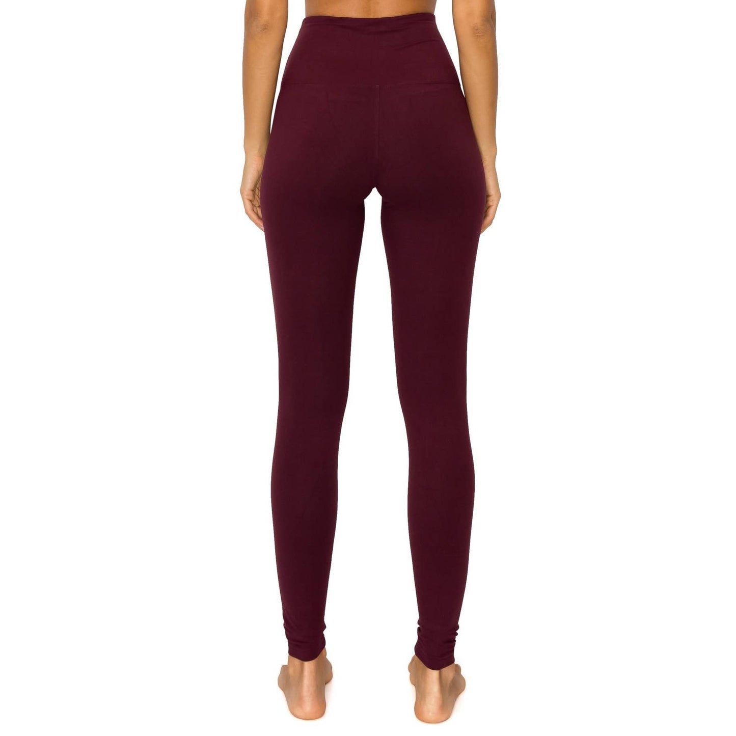5" Yoga Band Premium Solid Activewear Leggings: Ink Blue / M