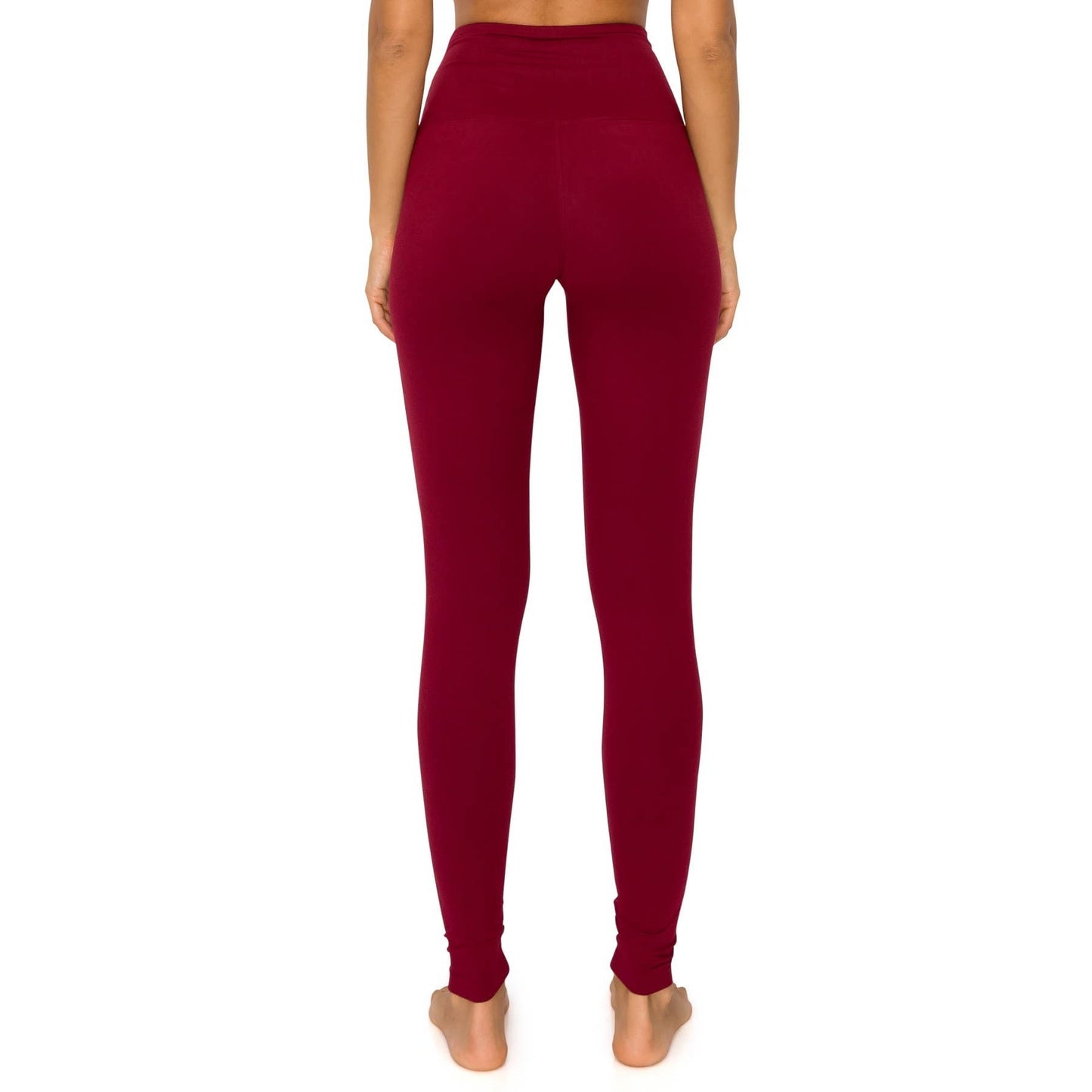 5" Yoga Band Premium Solid Activewear Leggings: Ink Blue / M