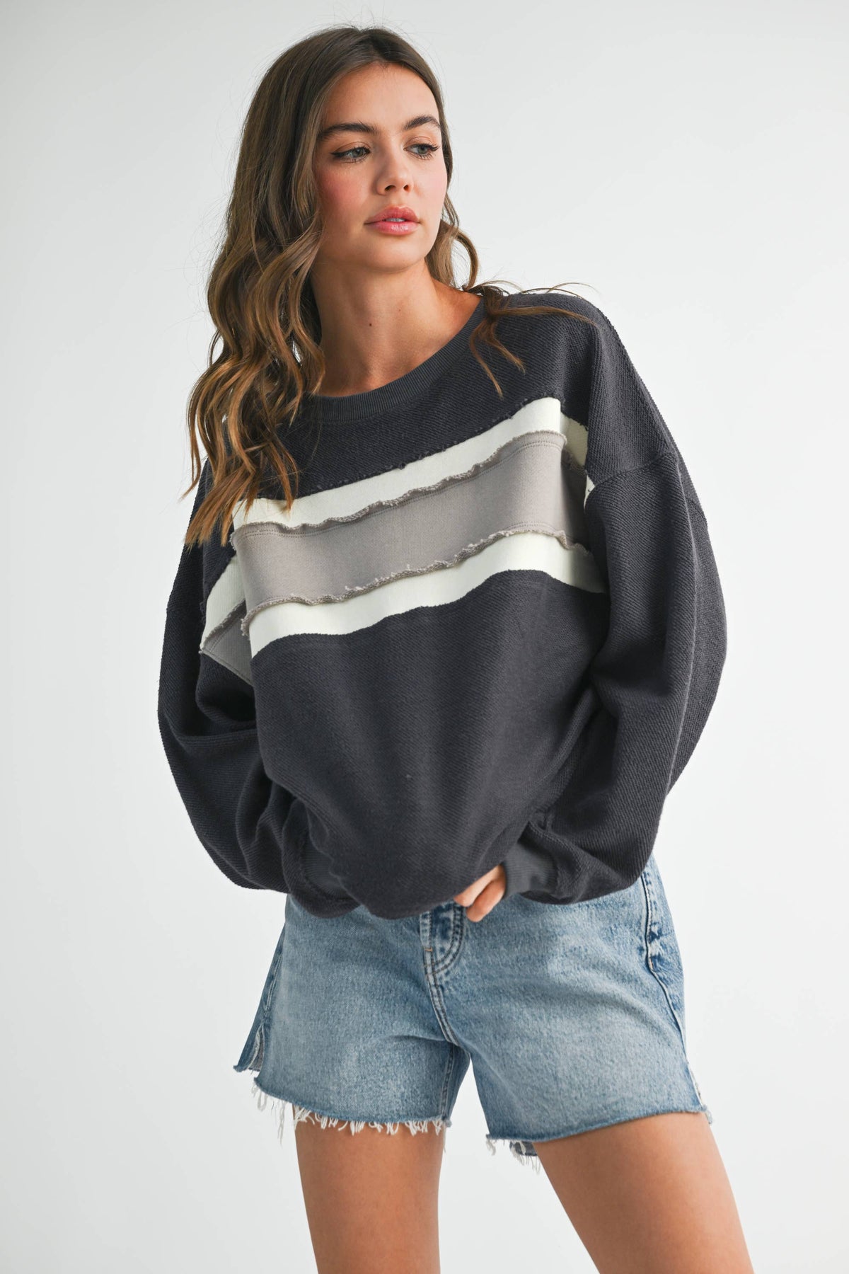 M Winnie Sweatshirt: Navy