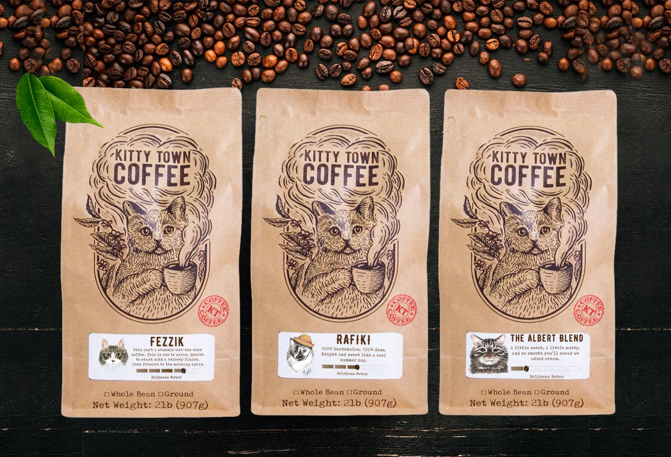 The Original Sydney: Medium Roast from Brazil: Whole Bean
