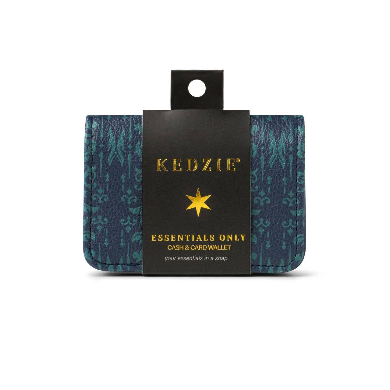 Kedzie Essentials Only Cash & Card Wallet Open Stock: Viceroy
