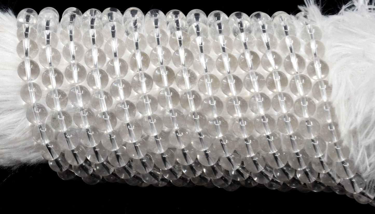 Crystal Jewelry Beads | Crystal Quartz | Gemstone Beads: 4mm