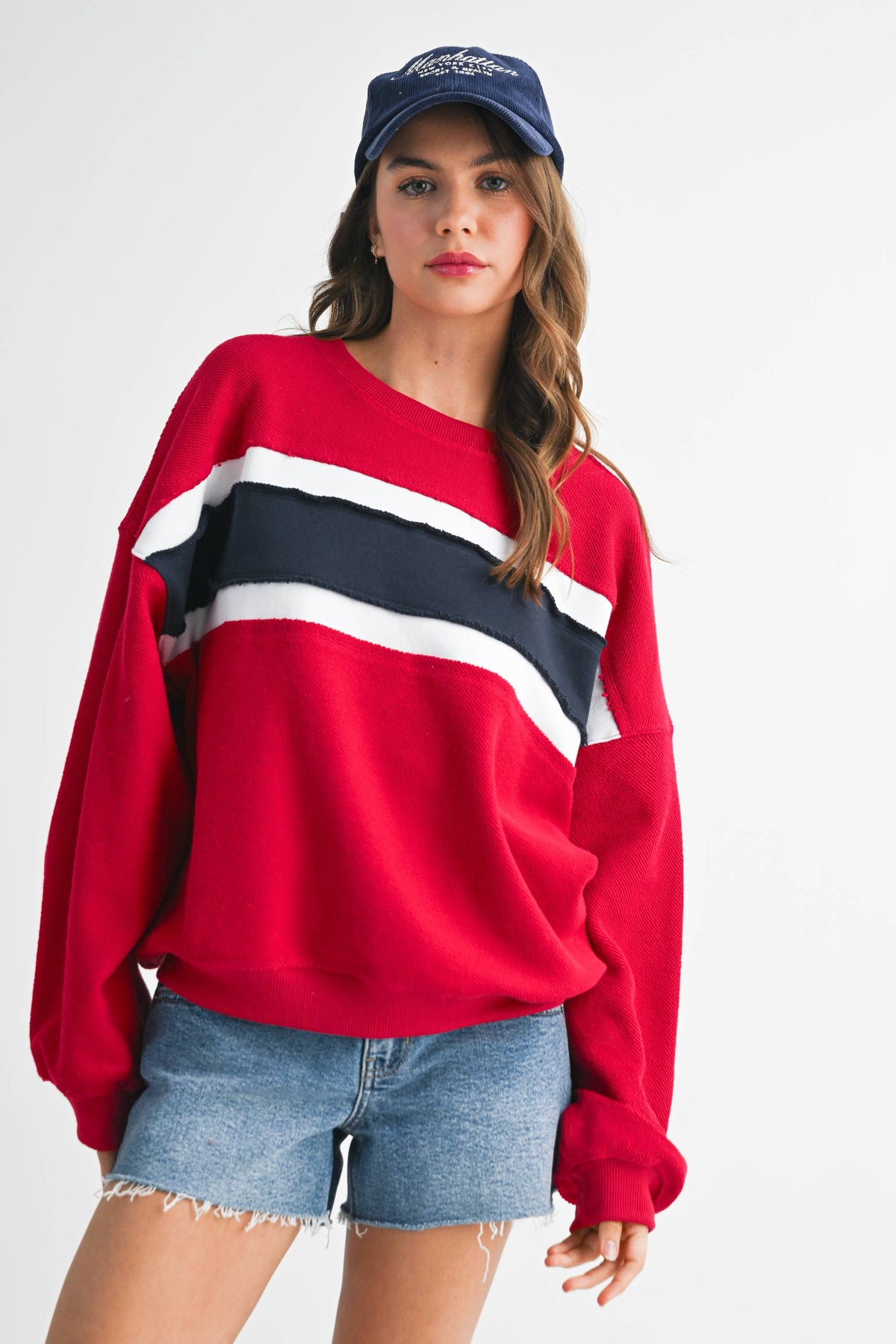L Winnie Sweatshirt: Navy