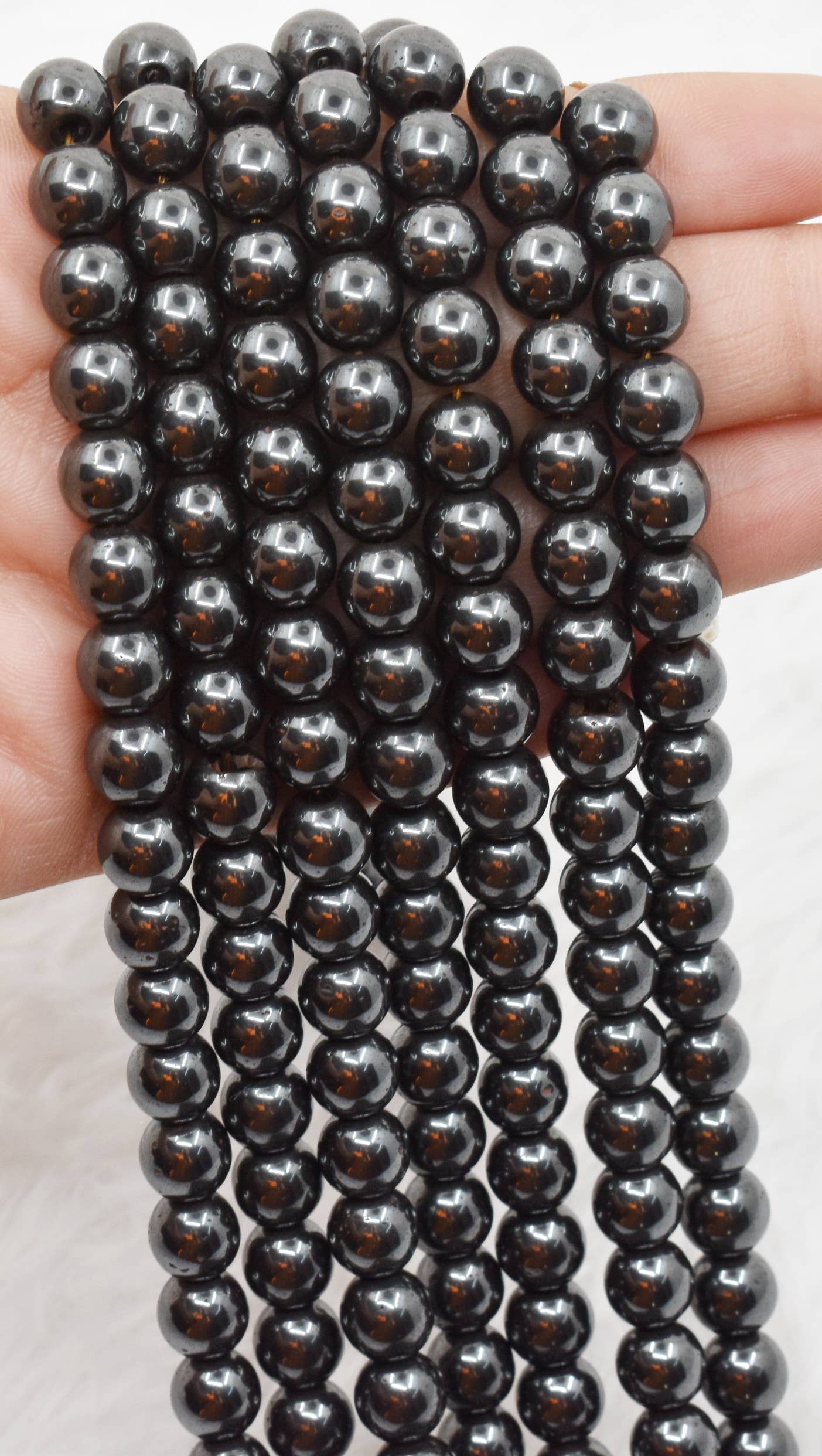 Crystal Jewelry Beads | Hematite | Healing Gemstone Beads: 4mm