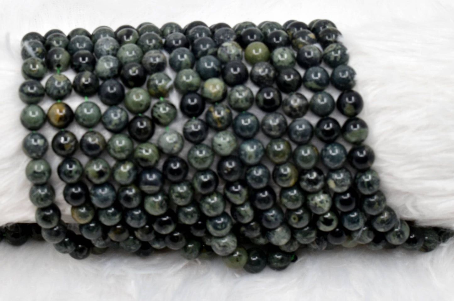 Crystal Jewelry Beads | Kambaba Jasper | Gemstone Beads: 4mm