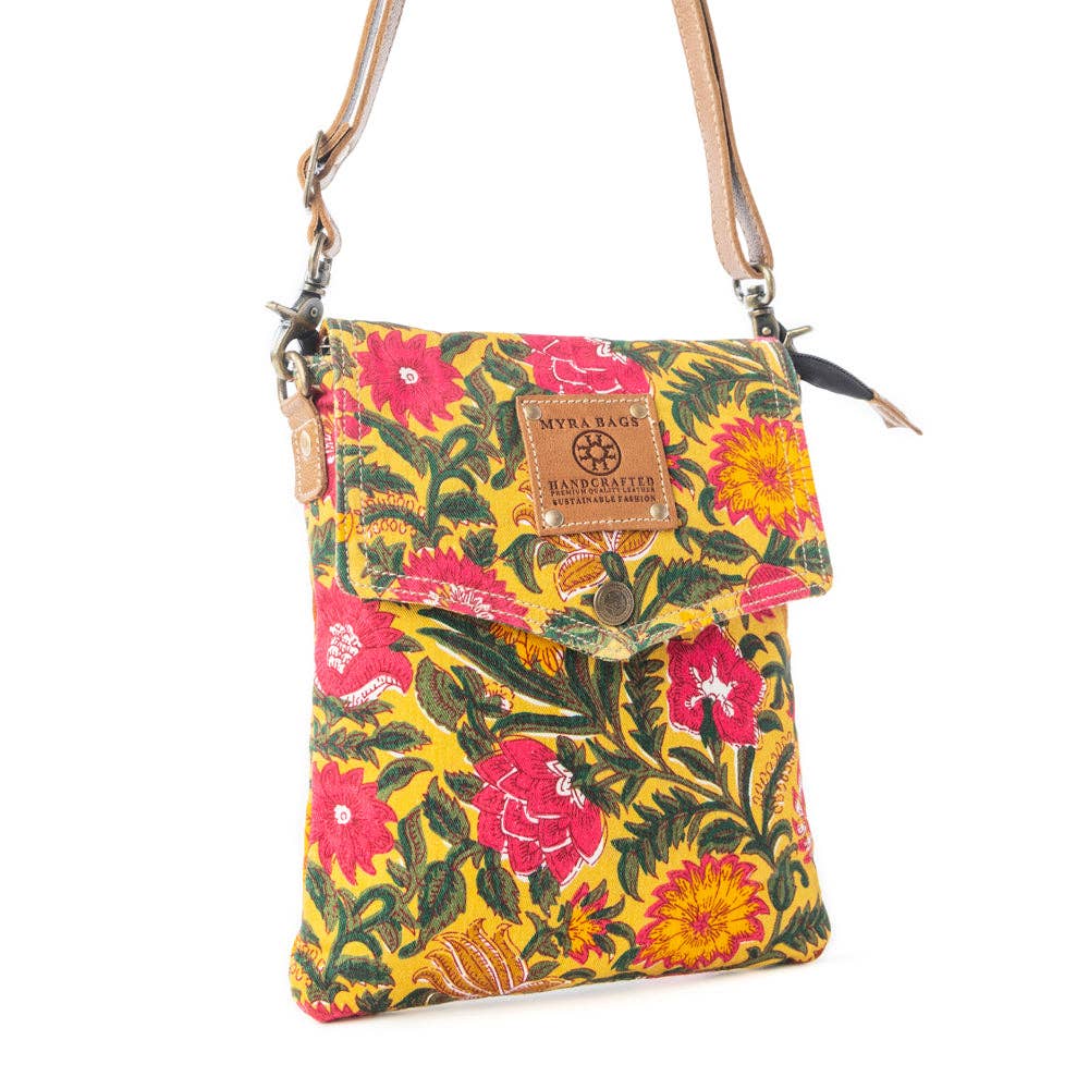 Rosé Carnival Crossbody Bag in Peony Gold: Peony Gold