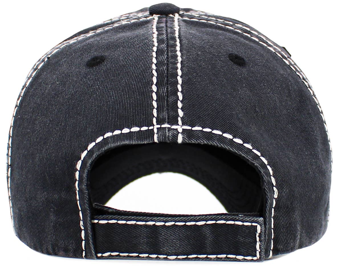 Favorite Daughter Vintage Ballcap: NAT-PNK