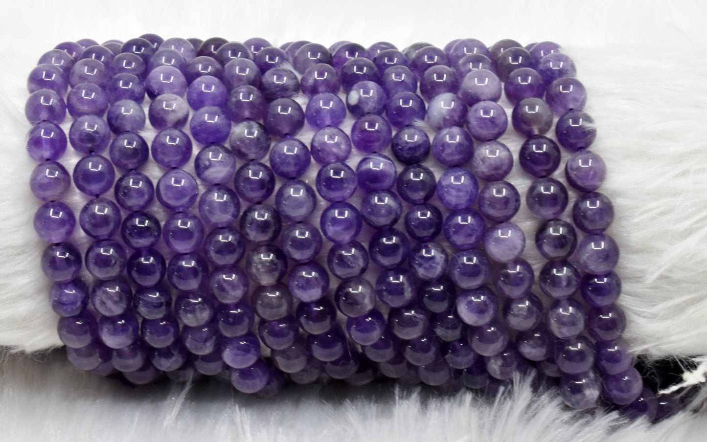 Crystal Jewelry Beads | Amethyst | Gemstone Healing Beads: 4mm