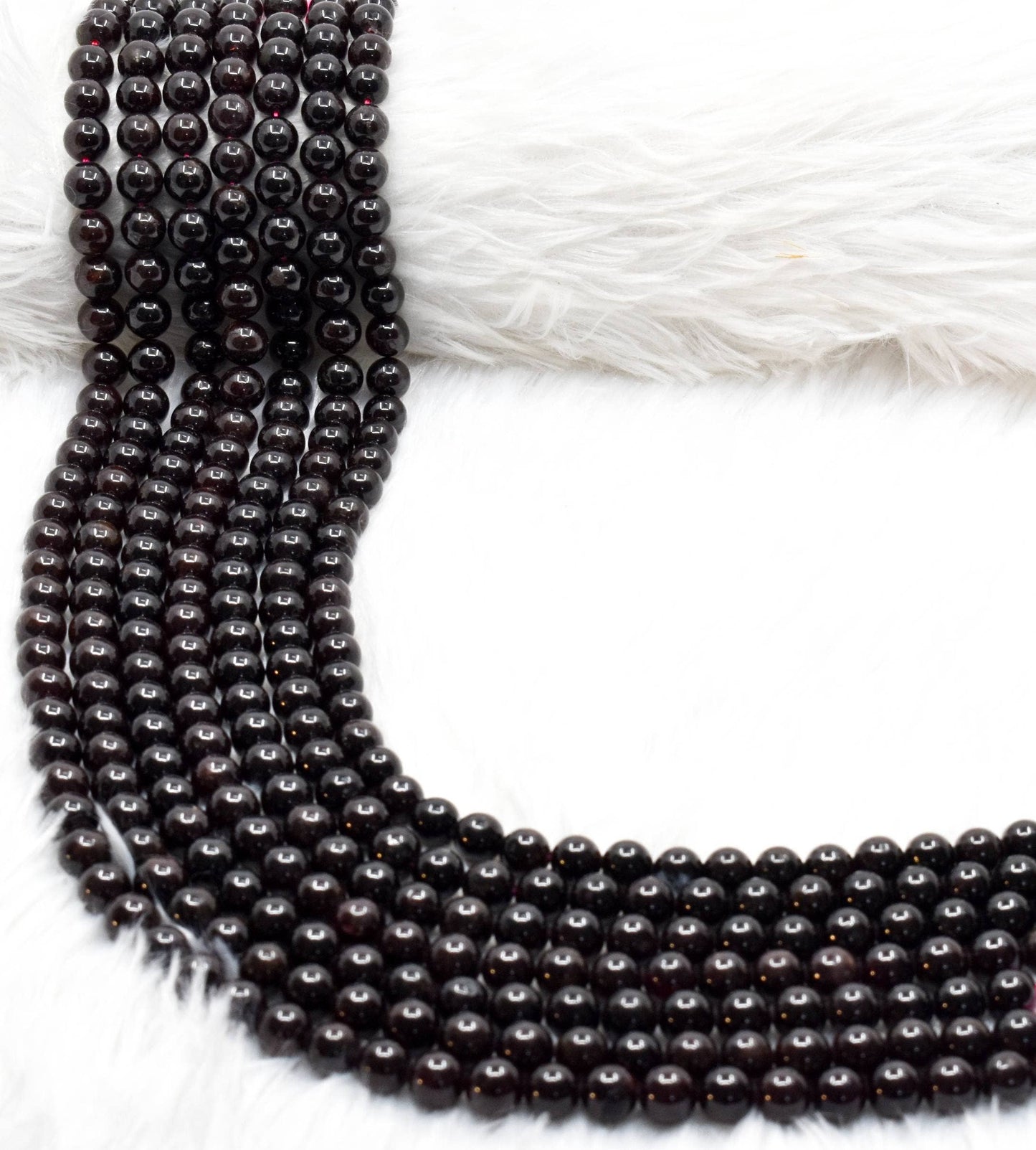 Crystal Jewelry Beads | Garnet | Healing Gemstone Beads: 6mm