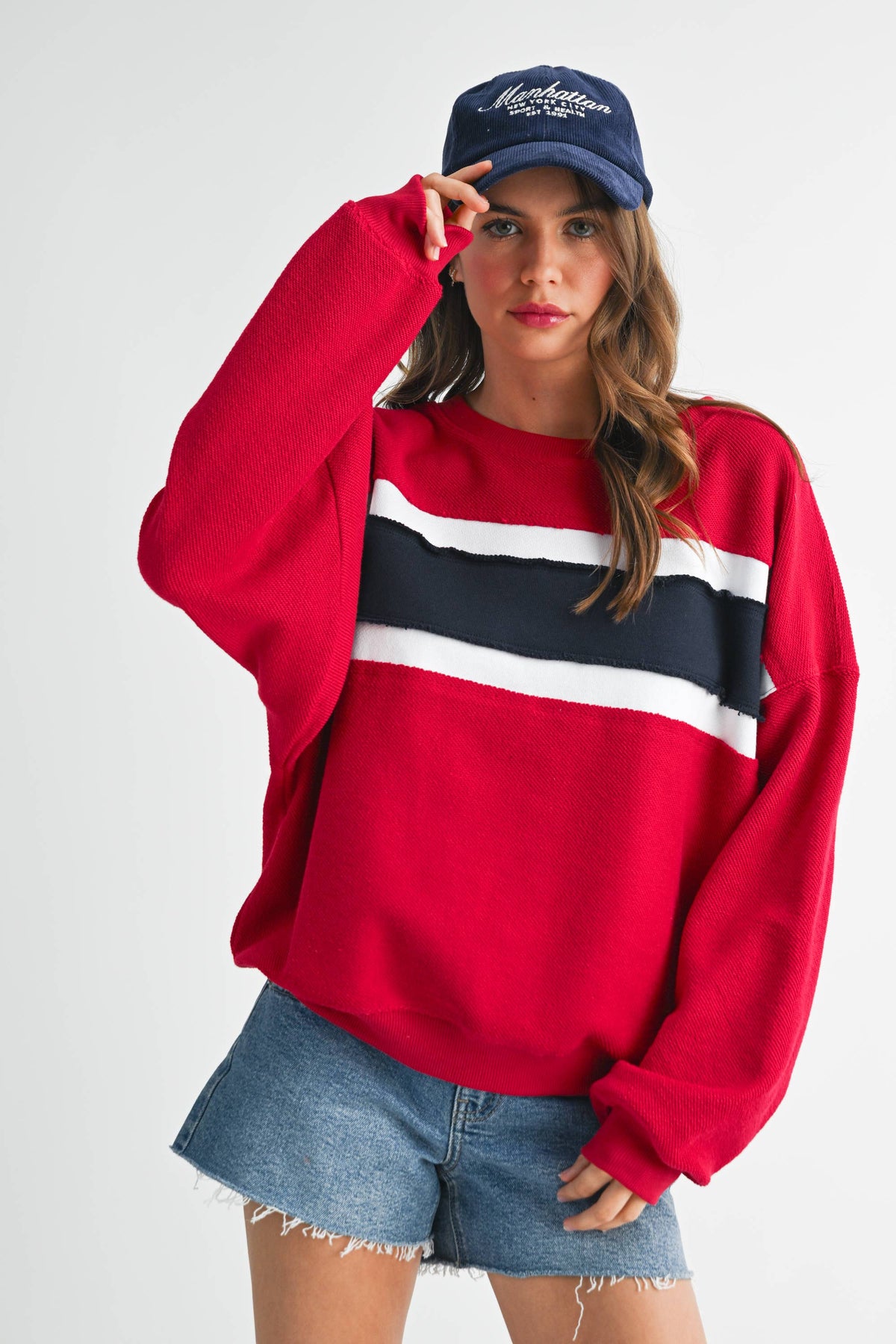 L Winnie Sweatshirt: Navy