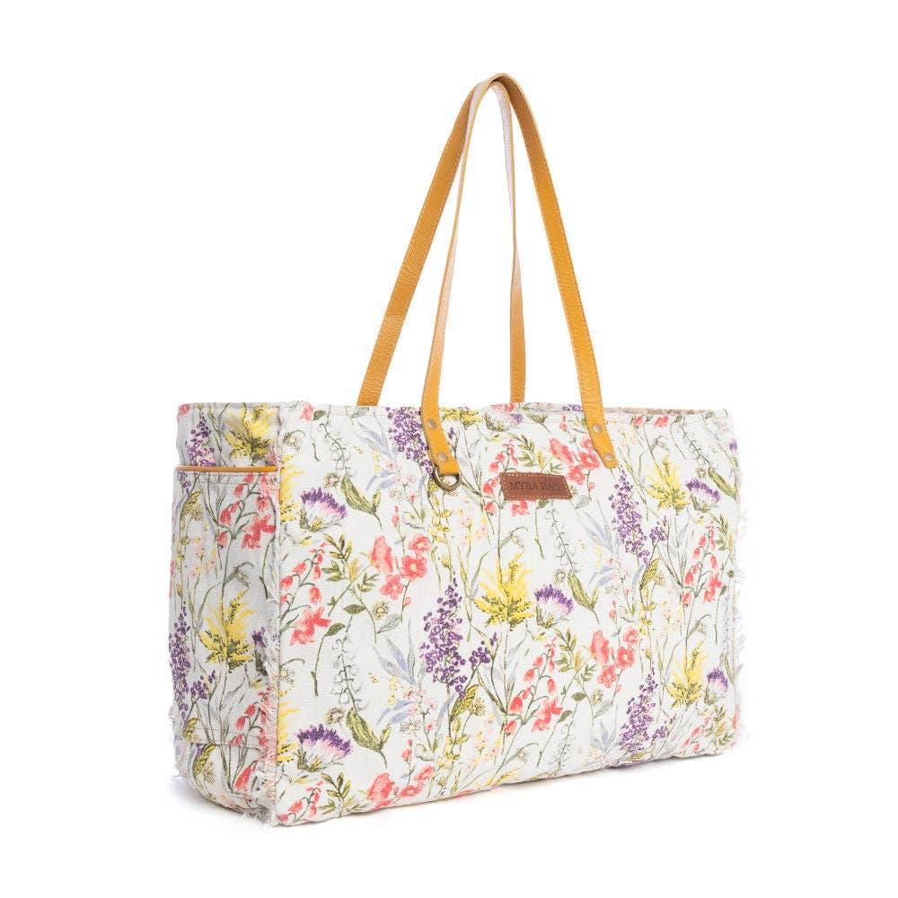 Meadow Peace Weekender Bag: Meadow Flowers