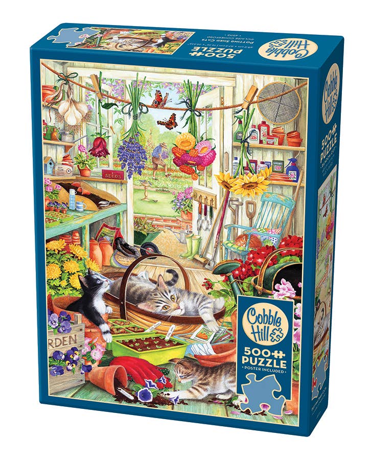 Potting Shed Cats 500pc puzzle