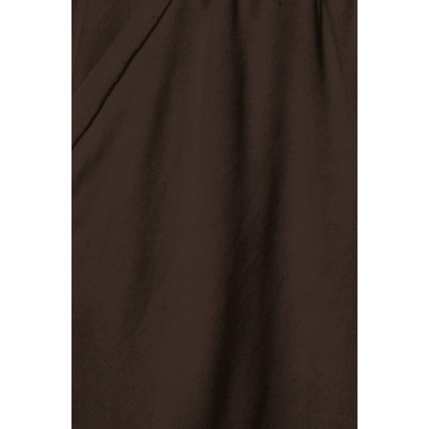 Buttery Soft Solid Joggers with Drawstring: Brown / L