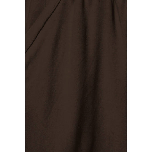 Buttery Soft Solid Joggers with Drawstring: Brown / M