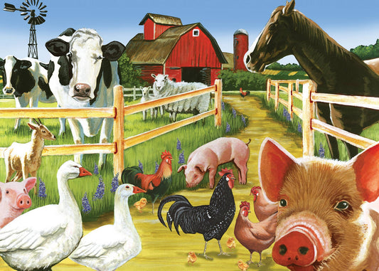 Farmyard Welcome (tray) 35pc puzzle