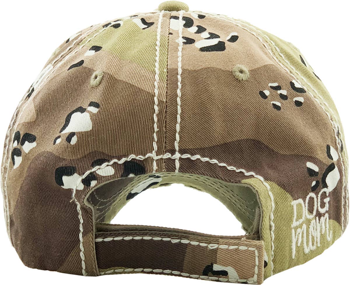 DOG MOM WASHED VINTAGE BALLCAP: DBL