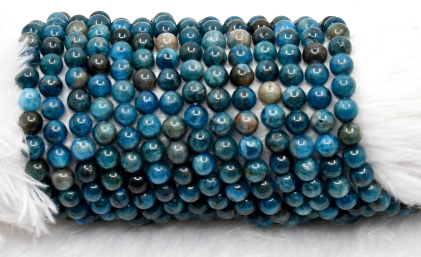 Crystal Jewelry Beads | Apatite | Gemstone Healing Beads: 4mm