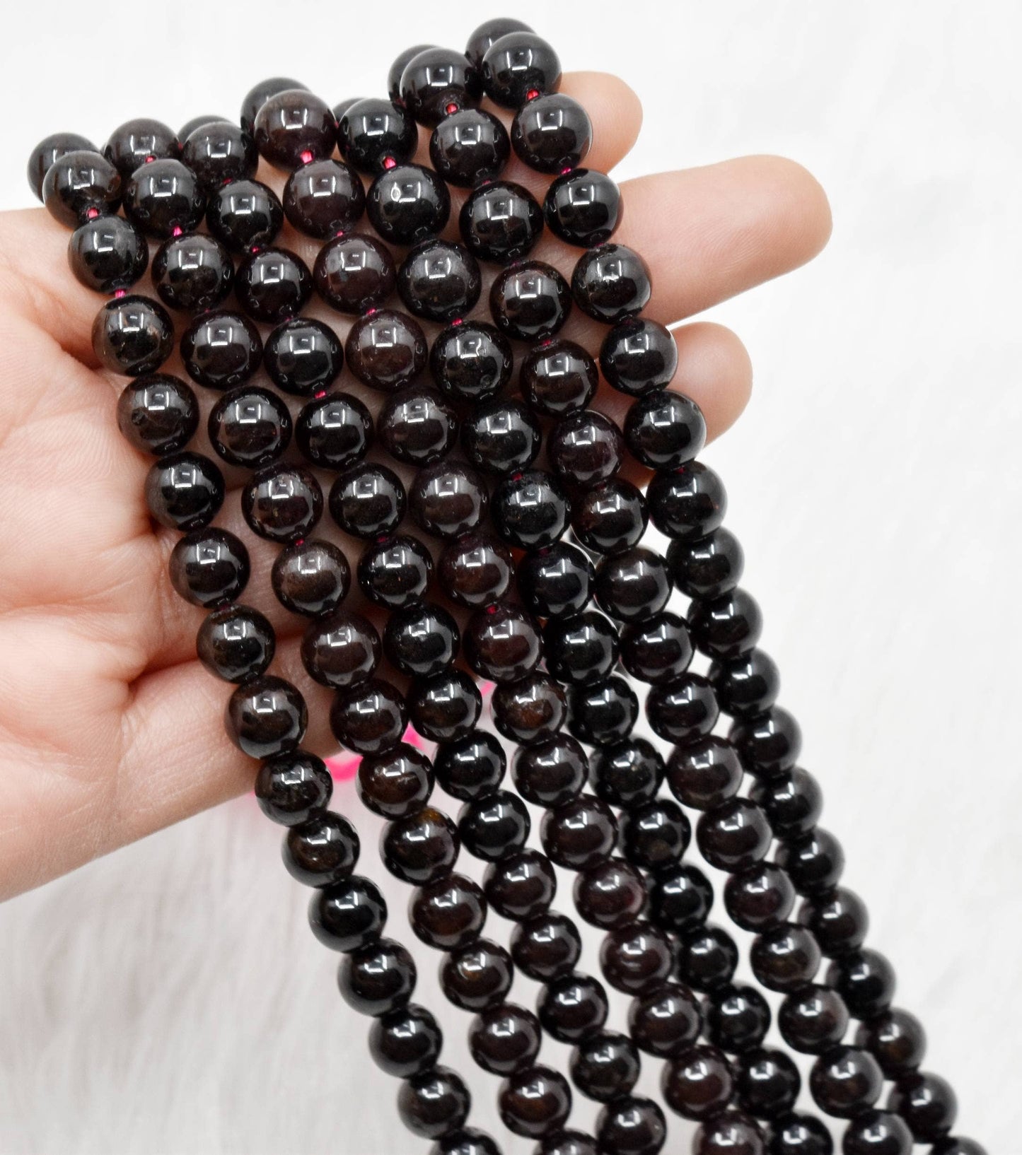 Crystal Jewelry Beads | Garnet | Healing Gemstone Beads: 4mm