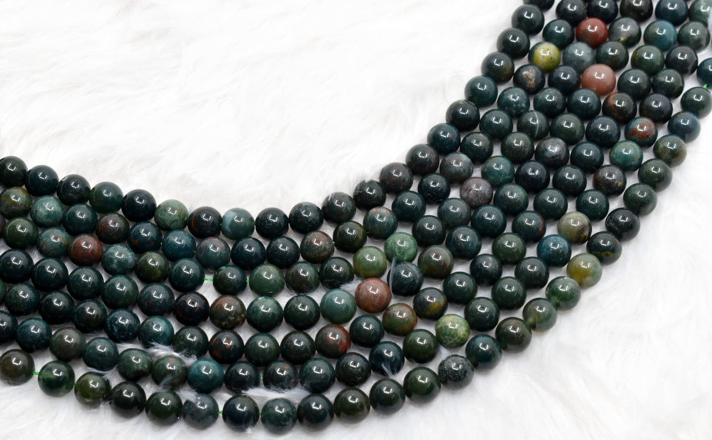 Crystal Jewelry Beads | Bloodstone | Gemstone Beads: 4mm
